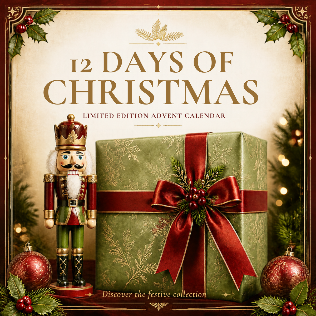 12 Days of Christmas Mystery Box- Includes current and past box items.