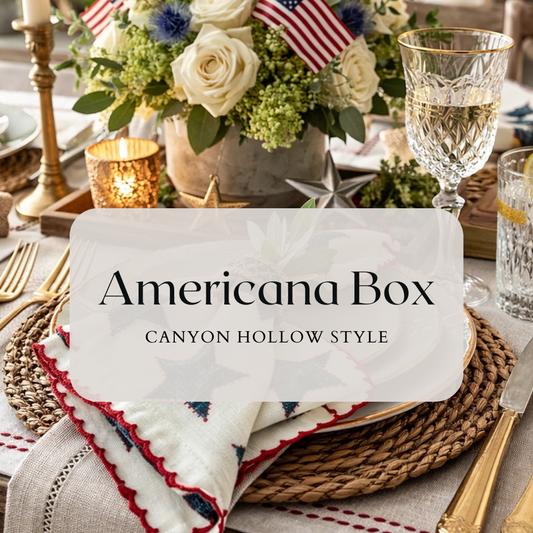 Americana Box- Canyon Hollow Style