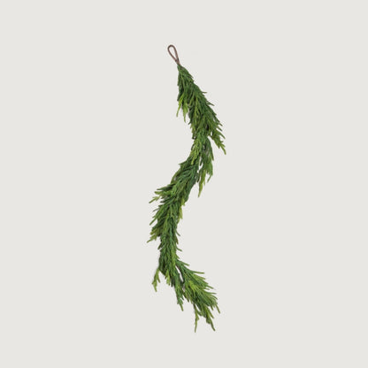 Afloral Norfolk Pine Real Touch Garland